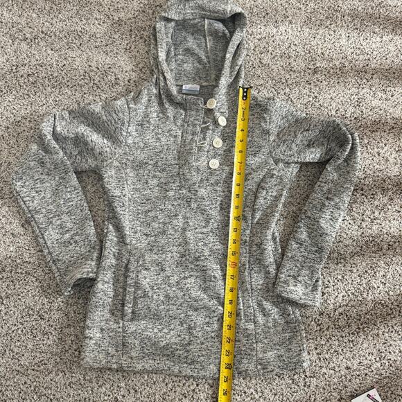 Columbia Womens Pullover Hoodie Heather Grey Soft Women’s Small Sweater - Picture 5 of 7